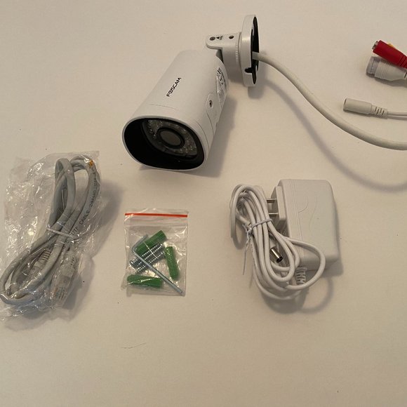 Foscam White QJ2 1080P POE IP Outdoor Bullet Surveillance Security Camera